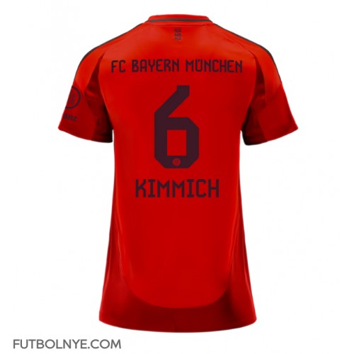 Camiseta Bayern Munich Joshua Kimmich #6 Primera Equipación para mujer 2024-25 manga corta